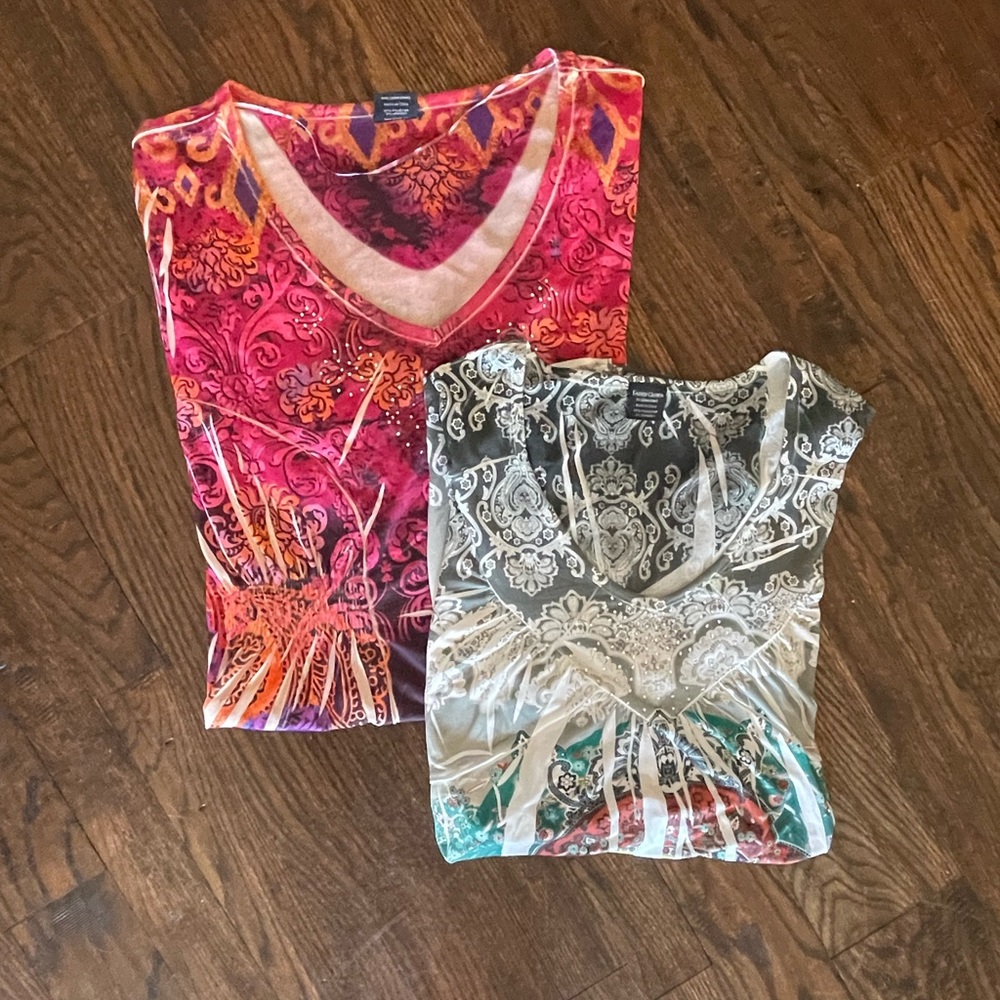 ❗️SALE❗️Two NWOT Faded Glory tops